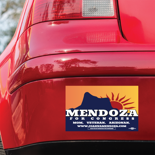 Mendoza For Congress (6.4" x 4" Bumper Magnet)