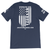 Veterans For Mendoza (Unisex Navy Tee)