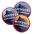 Mendoza Combo (2.25" Pin-Back Buttons -- Combo Pack Of Three!)