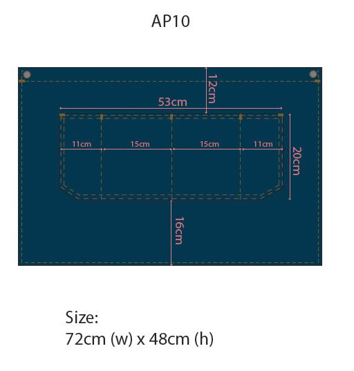 AP10 - East Village Half Denim Apron