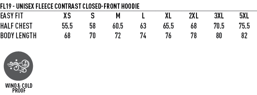 FL19 CROXTON HOODIE Adult Unisex