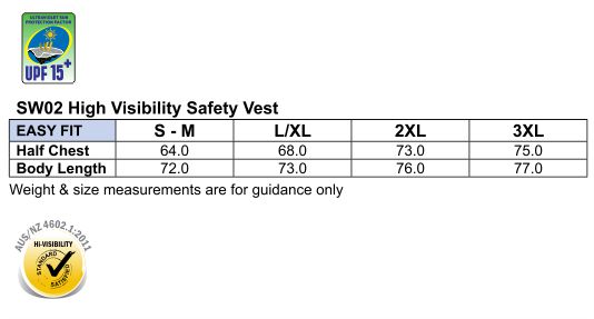 SW02 Hi-Vis SAFETY VEST