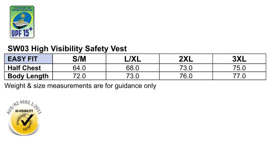 SW03 Hi-Vis SAFETY VEST