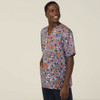 NNT Polyester Print Water Dream Indigenous Scrub Top
