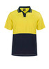 WSP205 Hi Vi Two Tone Ss Laundry Polo