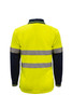 WSP409 Hi Vis Two Tone Ls Polo & Tape
