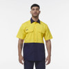 King Gee Workcool Vented Spliced Short Sleeve Shirt