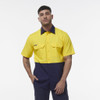 King Gee Workcool Vented Spliced Short Sleeve Shirt