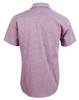 M7340S Men’s Two Tone Mini Gingham Short Sleeve Shirt