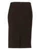 M9472 Women's Poly/Viscose Stretch Stripe Mid Length Lined Pencil Skirt