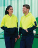 SW38 HI-VIS TWO TONE FLEECY HOODIE UNISEX