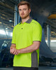 SW79 UNISEX HI-VIS BAMBOO CHARCOAL VENTED SS POLO