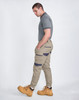 WP28 UNISEX COTTON STRETCH DRILL CUFFED WORK PANTS