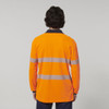 Hard Yakka Mens Long Sleeve Hi Vis Taped Polo