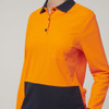 Hard Yakka Womens Long Sleeve Hi Vis Polo