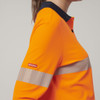 Hard Yakka Womens Long Sleeve Hi Vis Taped Polo