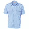 DNC Epaulette Polyester/Cotton Work Shirt - Short Sleeve 3213