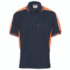 DNC Polyester Cotton Panel Polo Shirt - Short Sleeve 5214