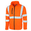 DNC Hi Vis CSR Taped X Back Softshell Jacket 3526