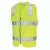DNC Day/Night Side Panel Safety Vest with Generic R/Tape 3507