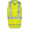 DNC Day/Night Cross Back Safety Vests with Tail 3802