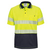 DNC HIVIS Segment Taped Mircomesh Polo - Short Sleeve 3511