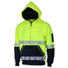 DNC HiVis Segmented Tape Full Zip Hoodie. 3530