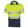 DNC HiVis D/D Cool Breathe Polo Shirt With CSR R/Tape - Short Sleeve 3715