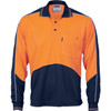 DNC HiVis Cool Breathe Panel Polo Shirt - Long Sleeve  3892
