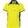 DNC Cool-Breeze Contrast Mesh Polo - short sleeve 3901