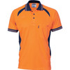 DNC Cool-Breeze Contrast Mesh Polo - short sleeve 3901