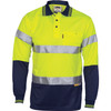 DNC Hivis D/N Cool-Breathe Polo Shirt With 3M 8906 R/Tape - Long Sleeve 3913