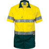 DNC HiVis Cool-Breeze Cotton Shirt with 3M 8906 R/Tape - Short sleeve 3887
