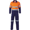 DNC HiVis Cool-Breeze two tone L.Weight Cott on Coverall with 3M R/Tape 3955