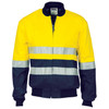 DNC HiVis Two Tone D/N Cotton Bomber Jacket with CSR R/tape 3758