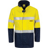 DNC HiVis Cotton Drill "2 in 1" Jacket with Generic Reflective R/Tape 3767