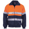 DNC HiVis Two Tone Bluey Bomb er Jacket with CSR R/Tape 3859