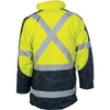 DNC HiVis Cross Back 2 Tone D/N “6 in 1” Contrast Jacket (Outer Jacket and Inner Vest can be sold separ 3998