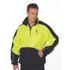 DNC HiVis 2 Tone 1/2 Zip Hi-Neck Panel Fleecy Windcheater 3823