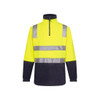 MF215 - Hi-Vis Contrast 1/4 Zip Polar Fleece