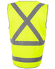 Australian Industrial Wear Hi-vis X Back Safety Vest With Tail-SW72
