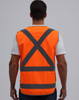 Australian Industrial Wear Hi-vis X Back Safety Vest With Tail-SW72
