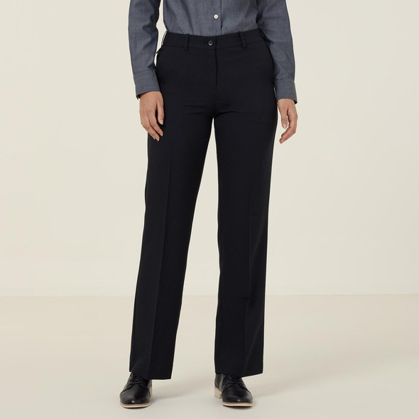 NNT Elastic Waist Straight Leg Pant