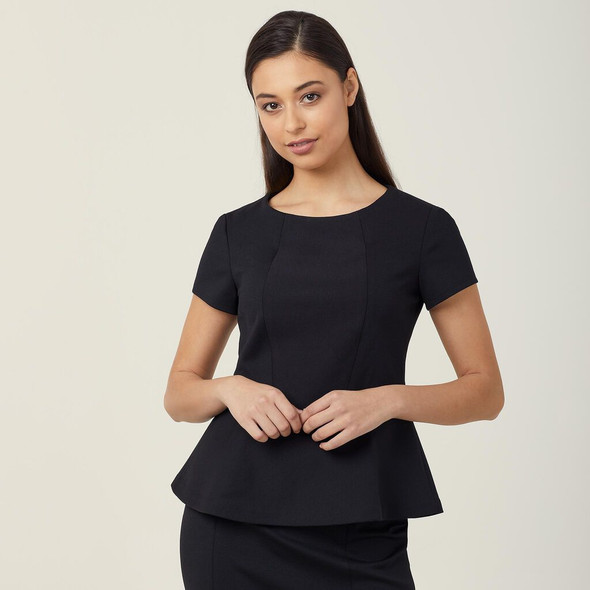 NNT Cap Sleeve Peplum Top