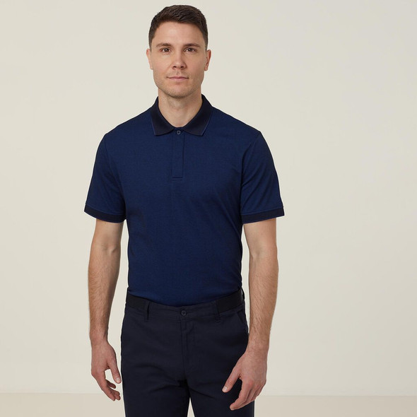 NNT Textured Short Sleeve Polo