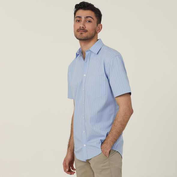 NNT Avignon Pinstripe Short Sleeve Shirt