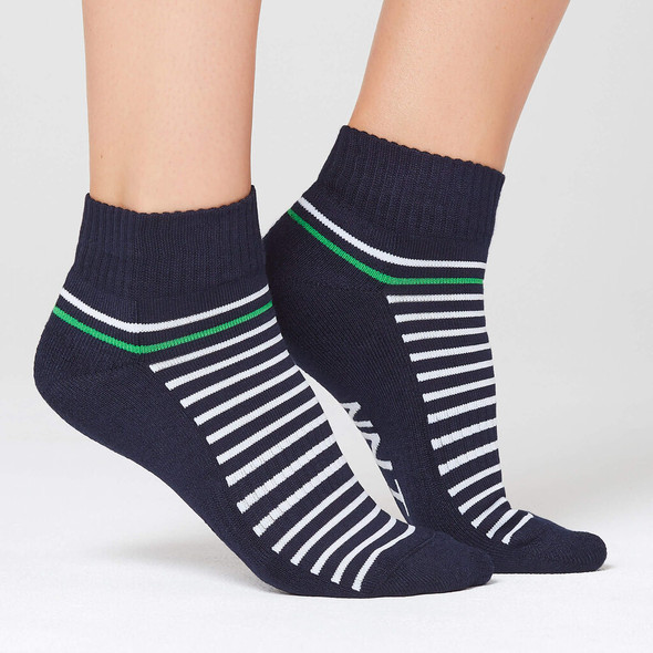 NNT Bamboo Sports Sock Ankle Length Stripe