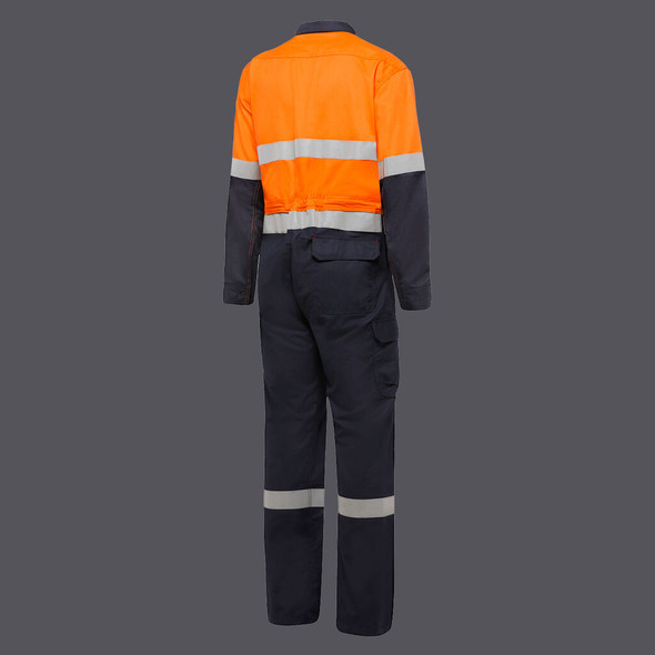 KingGee Shieldtec FR Hi Vis Two Tone Coverall With FR Tape
