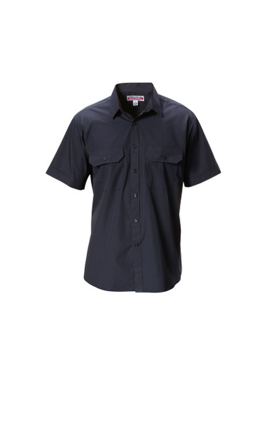 Hard Yakka Foundations Poly Cotton Permanent Press Short Sleeve Shirt