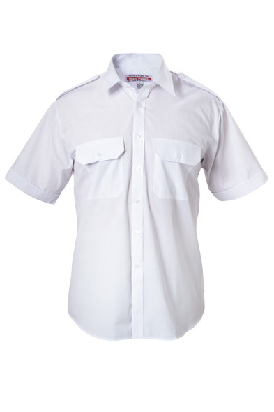 Hard Yakka Foundations Poly Cotton Permanent Press  Short Sleeve Shirt With Epaulettes